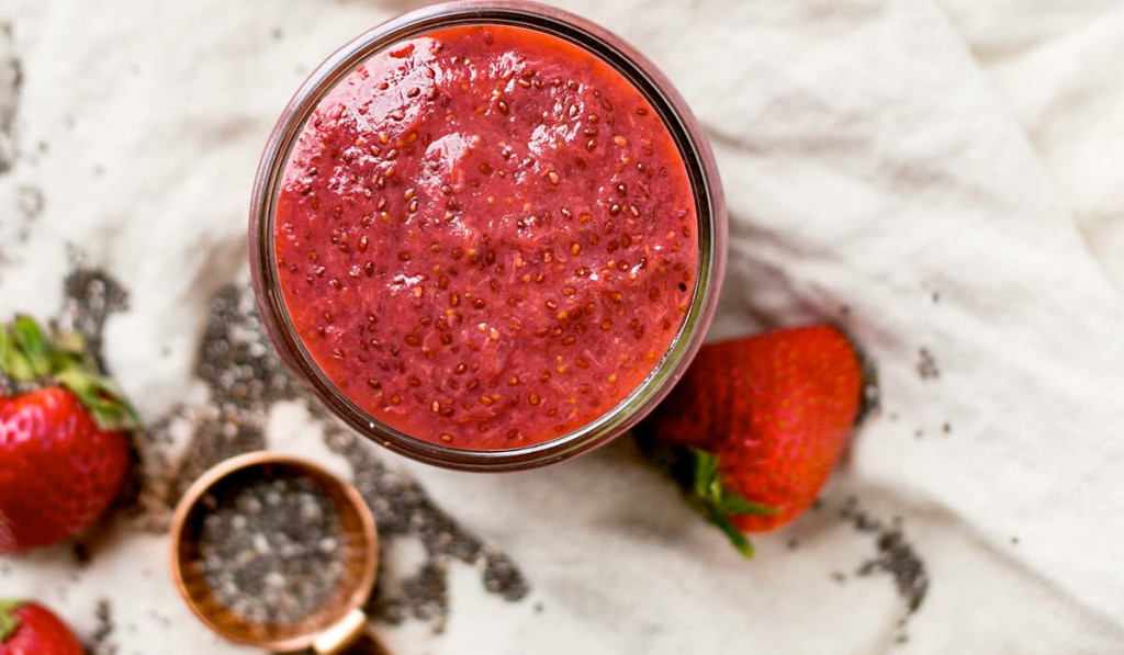Erdbeer-Chia-Marmelade mit Orange - Sabine Spielberg